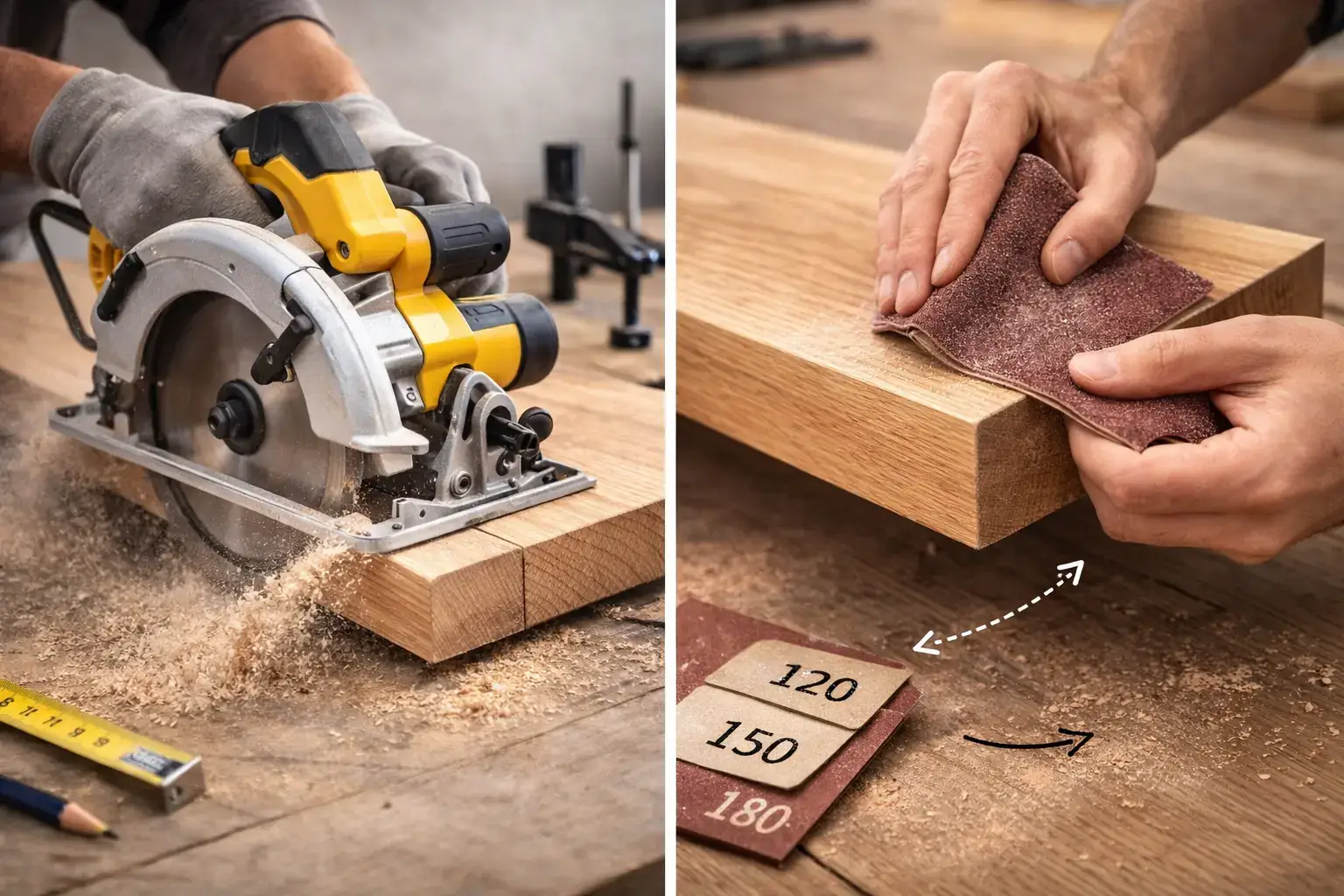 בניית מדף צף מעץ לקיר – כלים והכנות