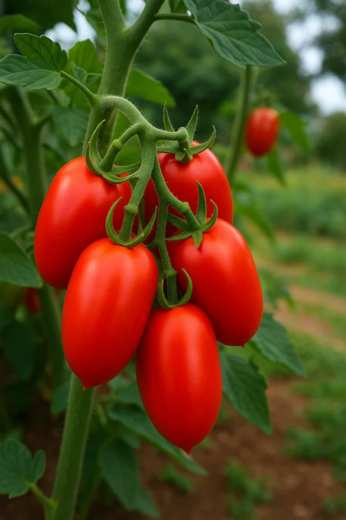 גידול עגבניות בגינה