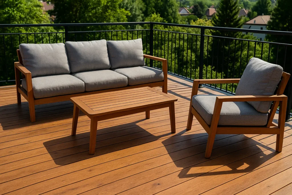 דק לגג או מרפסת