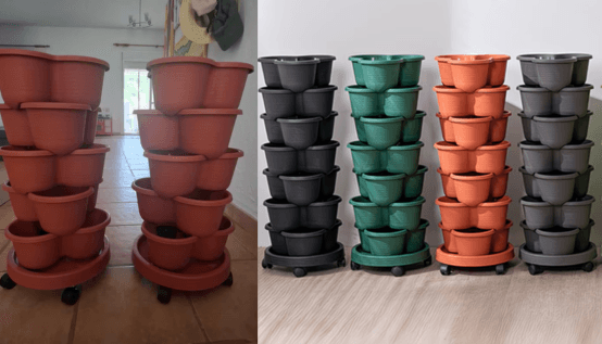 ערכת השקייה אוטומטית ל-3 עציצים בתלייה