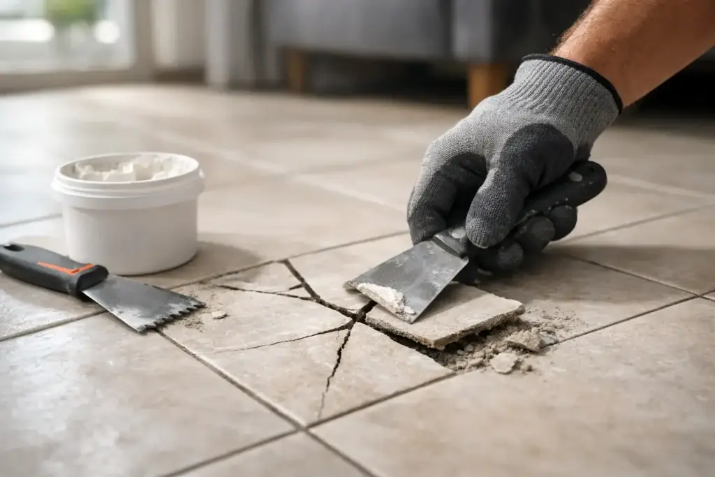 תיקון קרמיקה שבורה