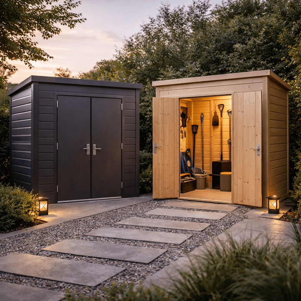 מחסני גינה מודרניים: חידושים, ארגון ועמידות ב2026 מחסני גינה