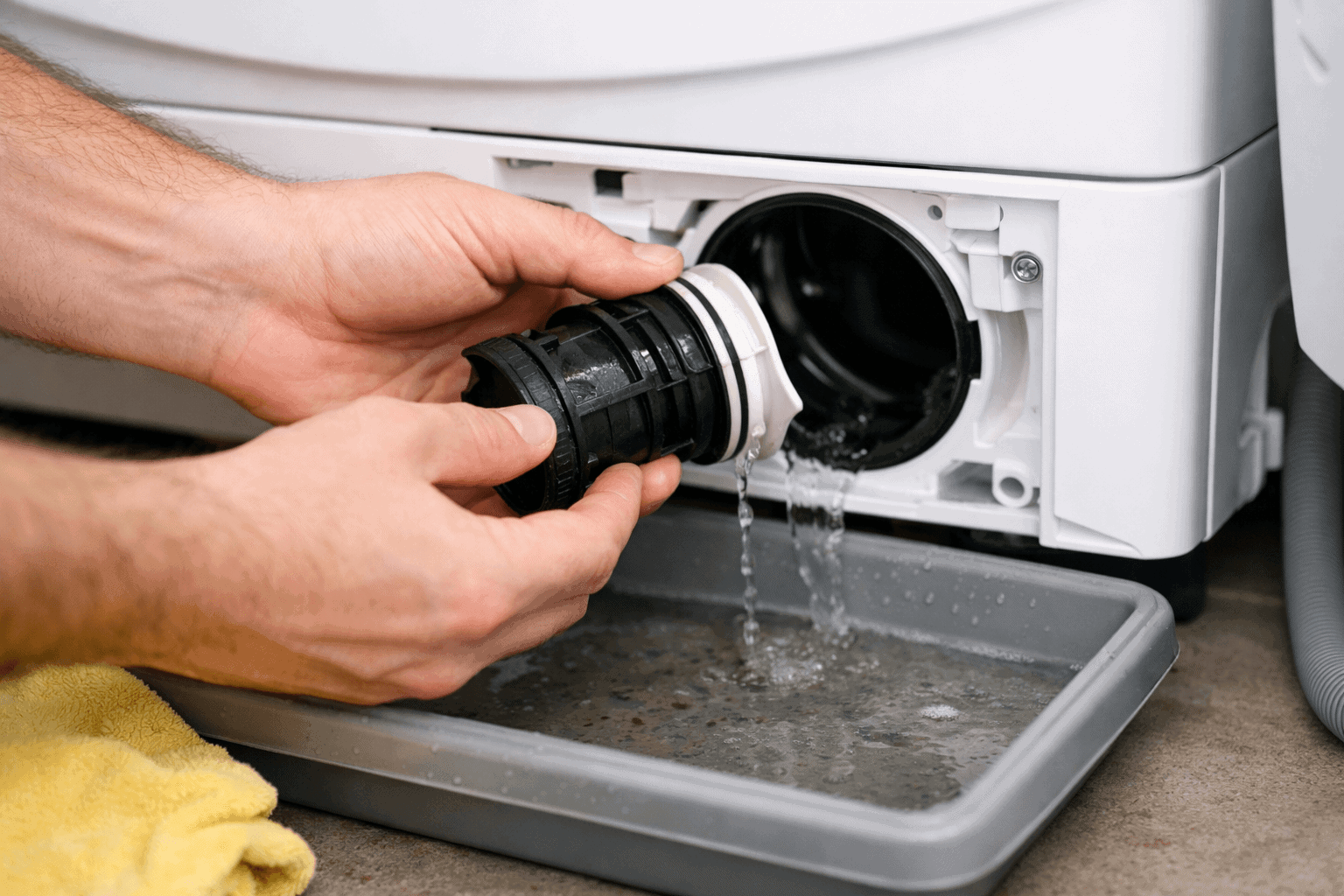 תקלה E03 במכונת כביסה