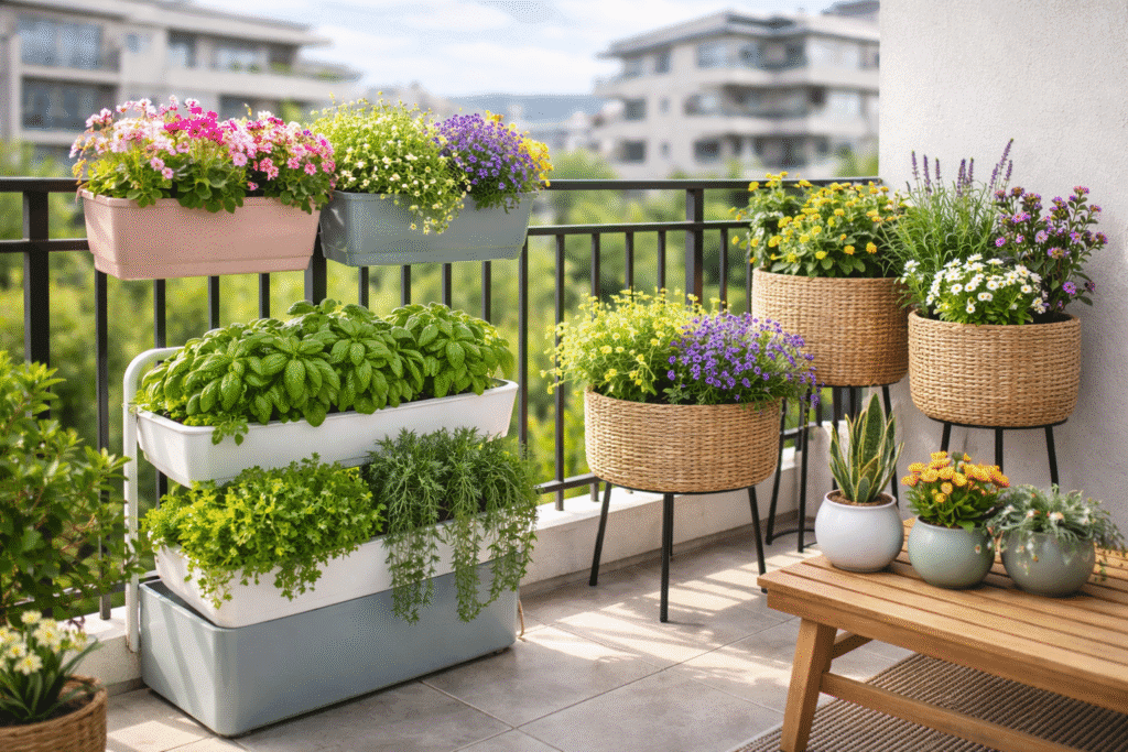 אדניות מעוצבות למרפסת בזול – רעיונות, טיפים ומוצרים מומלצים אדניות מעוצבות למרפסת