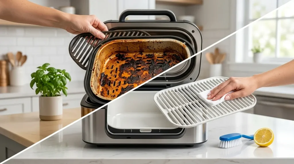 איך לנקות נינג'ה גריל: השיטה שתשמור על המכשיר איך לנקות נינג'ה גריל