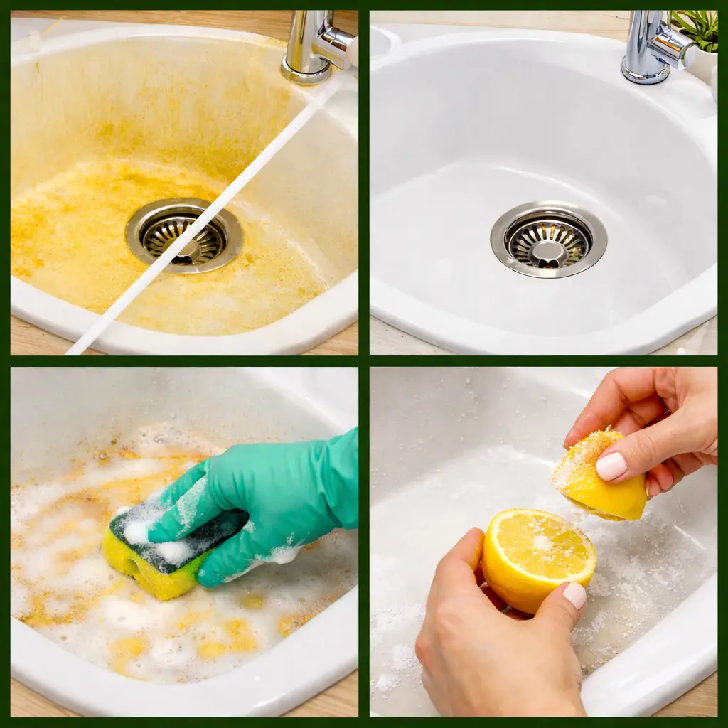 איך לנקות כיור מטבח שהצהיב?. המדריך המלא